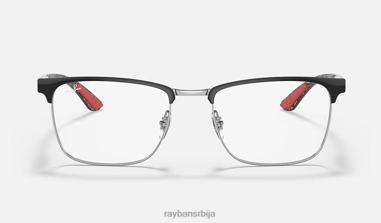 Ray-Ban рб8421 оптицс P0HP2076 наочаре углачано црно на сребру мушкарци