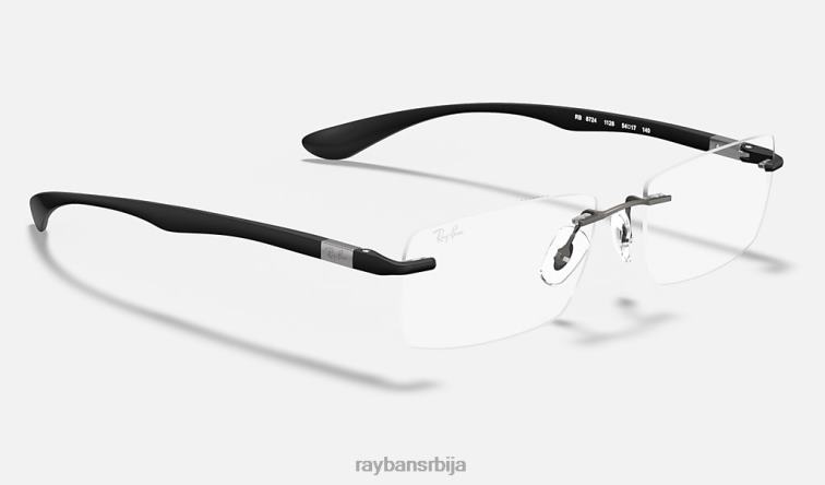 Ray-Ban рб8724 оптицс P0HP2270 наочаре мат гунметал мушкарци
