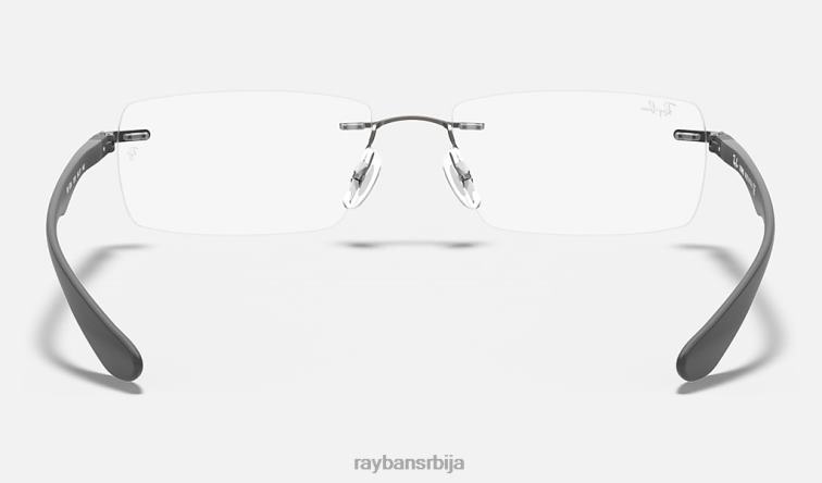 Ray-Ban рб8724 оптицс P0HP2273 наочаре углачан гунметал мушкарци
