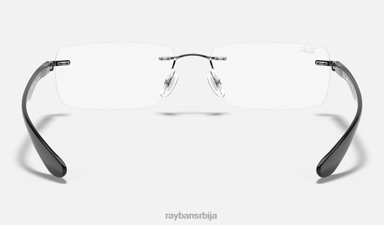 Ray-Ban рб8724 оптицс P0HP2274 наочаре углачан гунметал мушкарци