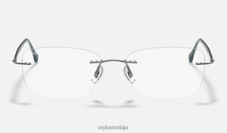 Ray-Ban рб8725 оптицс P0HP2495 наочаре мат песак гунметал мушкарци