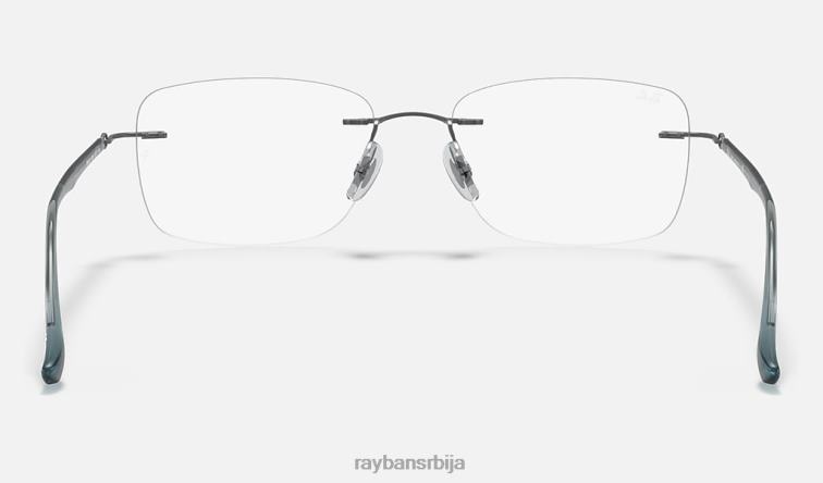 Ray-Ban рб8725 оптицс P0HP2495 наочаре мат песак гунметал мушкарци