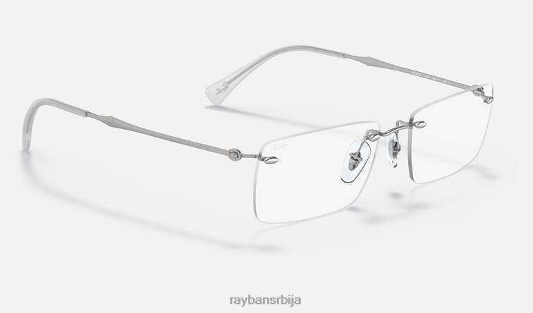 Ray-Ban рб8755 оптицс P0HP2292 наочаре углачано сребро мушкарци