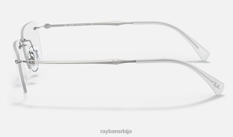 Ray-Ban рб8755 оптицс P0HP2292 наочаре углачано сребро мушкарци