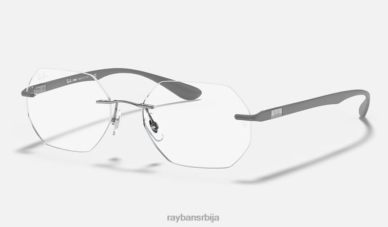 Ray-Ban рб8765 оптицс P0HP2409 наочаре углачан гунметал мушкарци