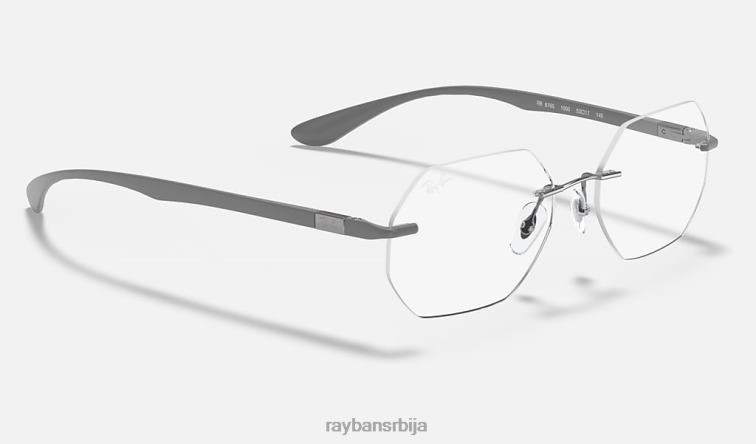 Ray-Ban рб8765 оптицс P0HP2409 наочаре углачан гунметал мушкарци