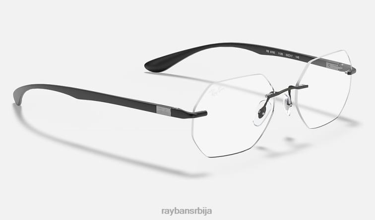 Ray-Ban рб8765 оптицс P0HP2410 наочаре мат гунметал мушкарци