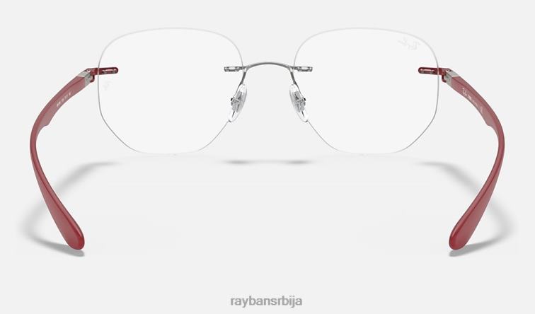 Ray-Ban рб8766 оптицс P0HP2405 наочаре углачано сребро мушкарци