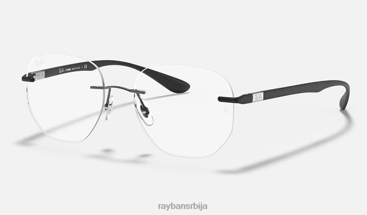 Ray-Ban рб8766 оптицс P0HP2407 наочаре мат гунметал мушкарци