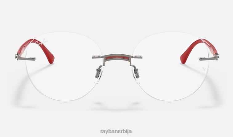 Ray-Ban рб8768 оптицс P0HP2469 наочаре углачано црвено мушкарци