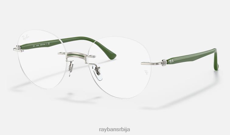 Ray-Ban рб8768 оптицс P0HP2472 наочаре углачан војнички зелени мушкарци