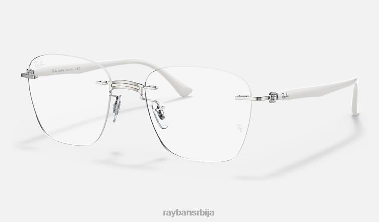 Ray-Ban рб8769 оптицс P0HP2464 наочаре углачана бела мушкарци