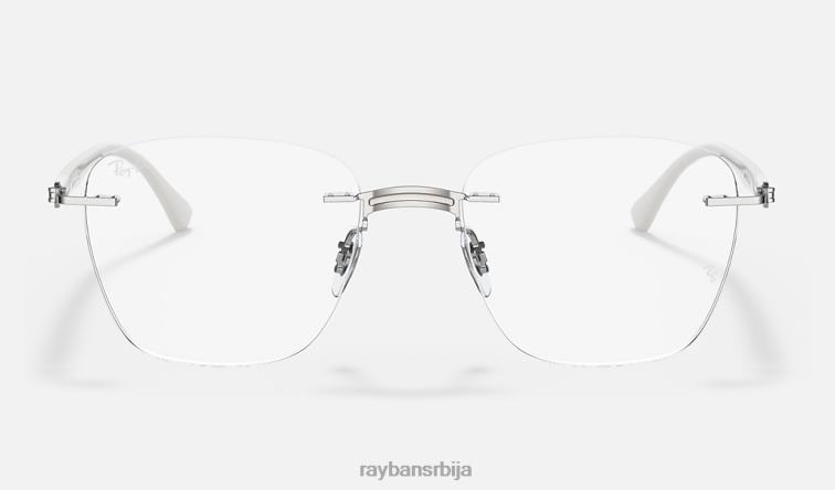 Ray-Ban рб8769 оптицс P0HP2464 наочаре углачана бела мушкарци