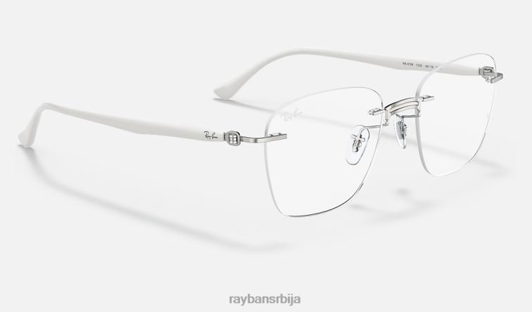 Ray-Ban рб8769 оптицс P0HP2464 наочаре углачана бела мушкарци