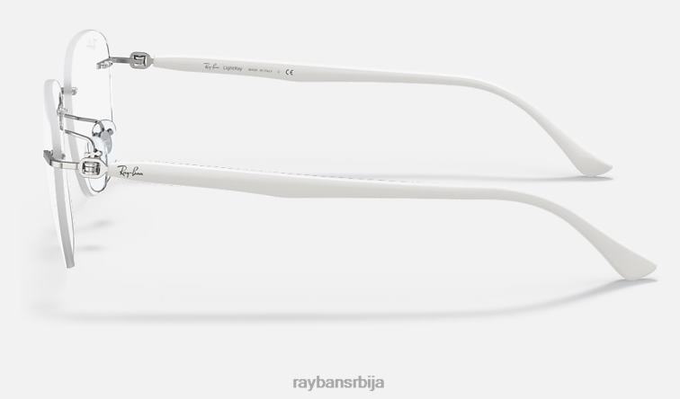 Ray-Ban рб8769 оптицс P0HP2464 наочаре углачана бела мушкарци