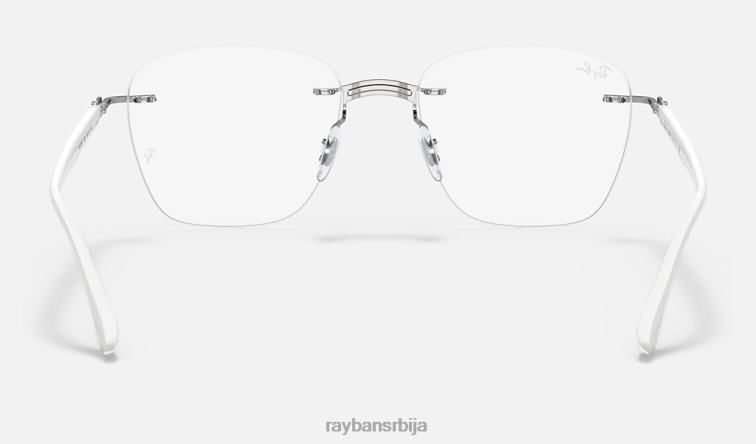 Ray-Ban рб8769 оптицс P0HP2464 наочаре углачана бела мушкарци
