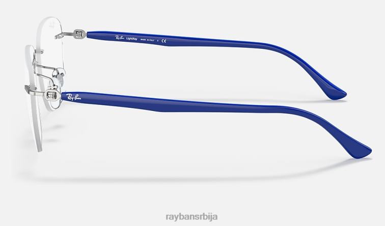 Ray-Ban рб8769 оптицс P0HP2465 наочаре углачано плаво на сребру мушкарци