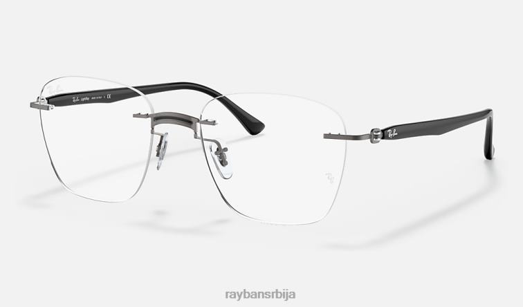 Ray-Ban рб8769 оптицс P0HP2466 наочаре углачана црна мушкарци