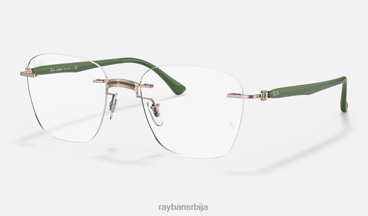 Ray-Ban рб8769 оптицс P0HP2467 наочаре углачан војнички зелени мушкарци