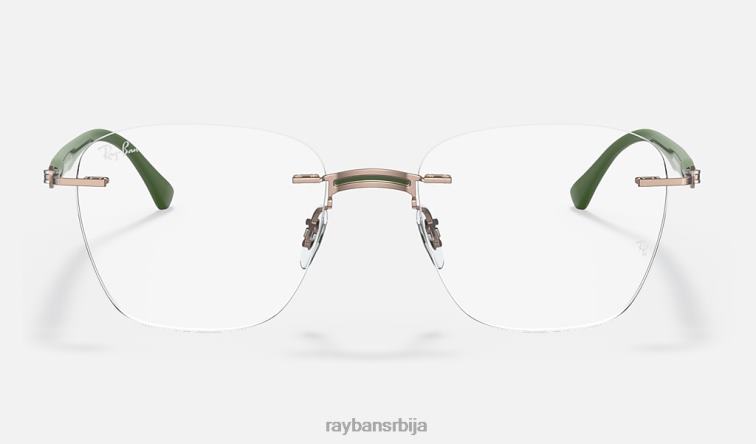 Ray-Ban рб8769 оптицс P0HP2467 наочаре углачан војнички зелени мушкарци