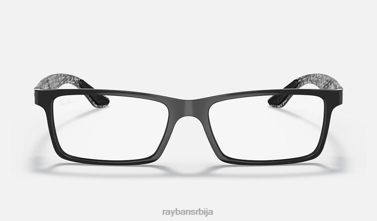 Ray-Ban рб8901 оптицс P0HP2259 наочаре углачано црно на сиво мушкарци