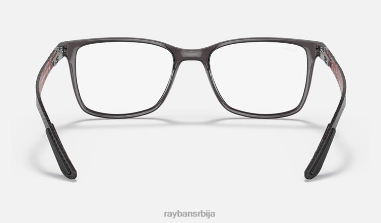 Ray-Ban рб8905 оптицс P0HP2374 наочаре углачана провидно сива мушкарци