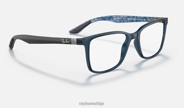 Ray-Ban рб8905 оптицс P0HP2375 наочаре углачано провидно плаво мушкарци