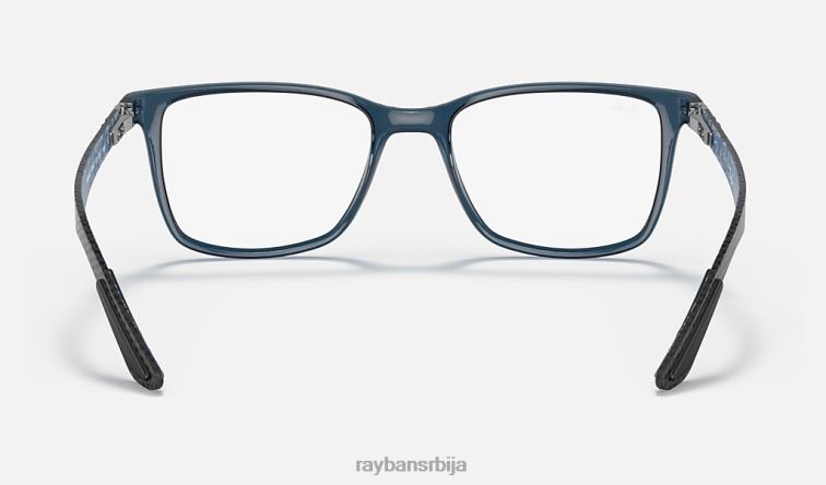 Ray-Ban рб8905 оптицс P0HP2375 наочаре углачано провидно плаво мушкарци