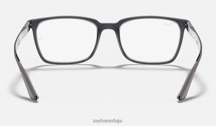Ray-Ban рб8906 оптицс P0HP2482 наочаре углачана провидно сива мушкарци