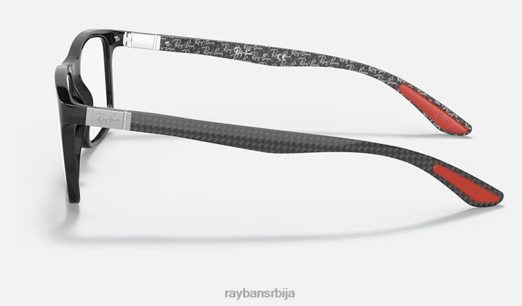 Ray-Ban рб8908 оптицс P0HP2081 наочаре углачана црна мушкарци