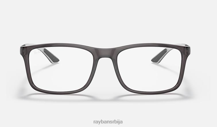 Ray-Ban рб8908 оптицс P0HP2084 наочаре углачана провидно сива мушкарци