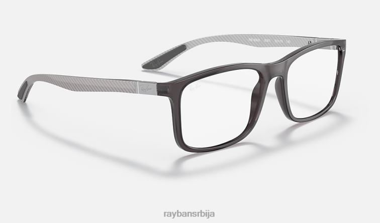 Ray-Ban рб8908 оптицс P0HP2084 наочаре углачана провидно сива мушкарци