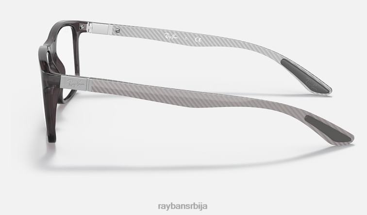 Ray-Ban рб8908 оптицс P0HP2084 наочаре углачана провидно сива мушкарци