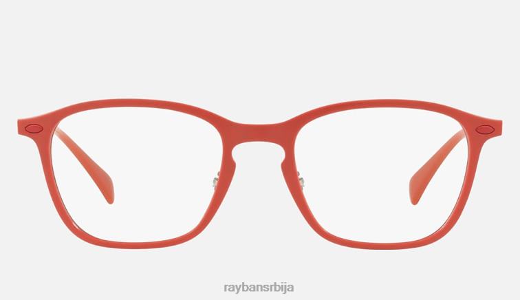 Ray-Ban рб8955 оптицс P0HP2258 наочаре мат црвена мушкарци