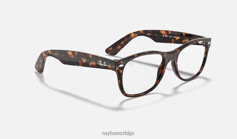 Ray-Ban нова оптика Ваифарер P0HP1592 наочаре углачана тамна хавана мушкарци