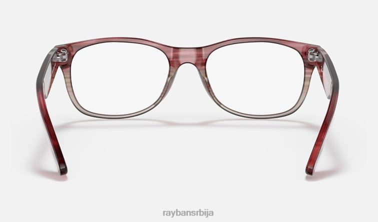 Ray-Ban нова оптика Ваифарер P0HP1594 наочаре углачан бордо мушкарци