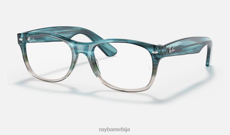 Ray-Ban нова оптика Ваифарер P0HP1595 наочаре углађена хавана мушкарци