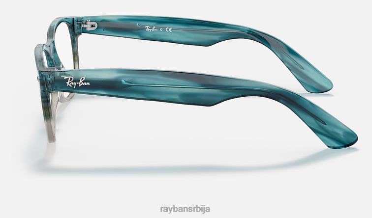 Ray-Ban нова оптика Ваифарер P0HP1595 наочаре углађена хавана мушкарци