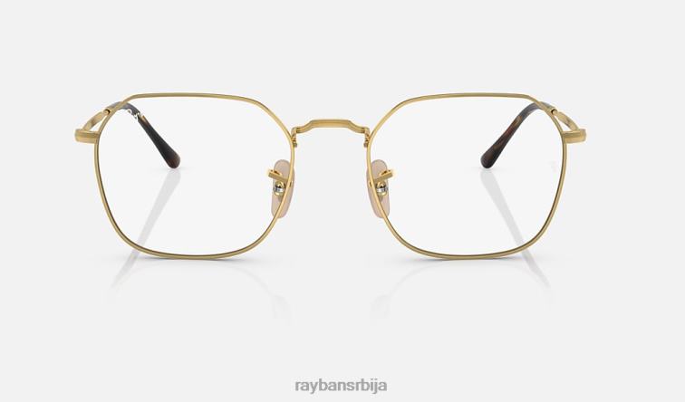 Ray-Ban јим оптицс P0HP1596 наочаре углачано злато мушкарци