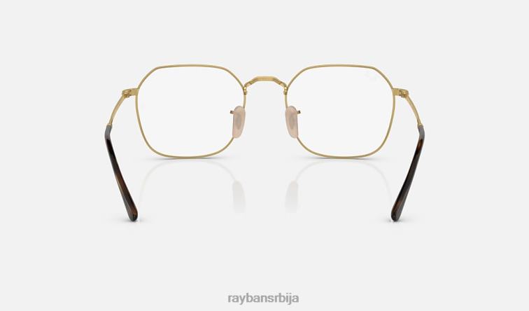 Ray-Ban јим оптицс P0HP1596 наочаре углачано злато мушкарци