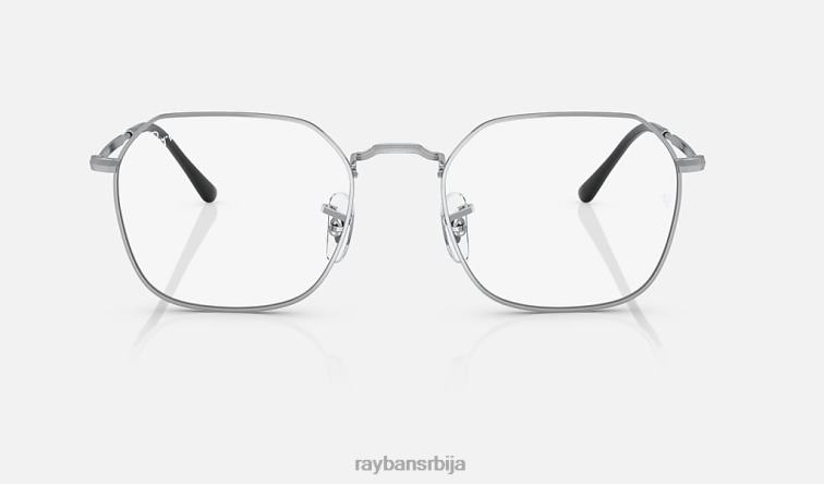 Ray-Ban јим оптицс P0HP1597 наочаре углачано сребро мушкарци