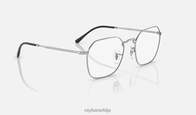 Ray-Ban јим оптицс P0HP1597 наочаре углачано сребро мушкарци