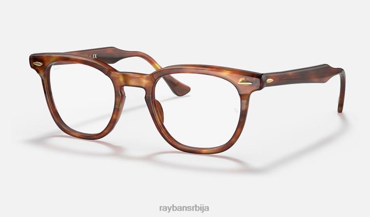 Ray-Ban оптика соколовог ока P0HP1612 наочаре углачана пругаста хавана мушкарци