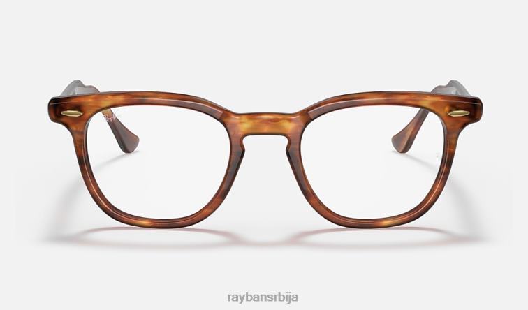 Ray-Ban оптика соколовог ока P0HP1612 наочаре углачана пругаста хавана мушкарци