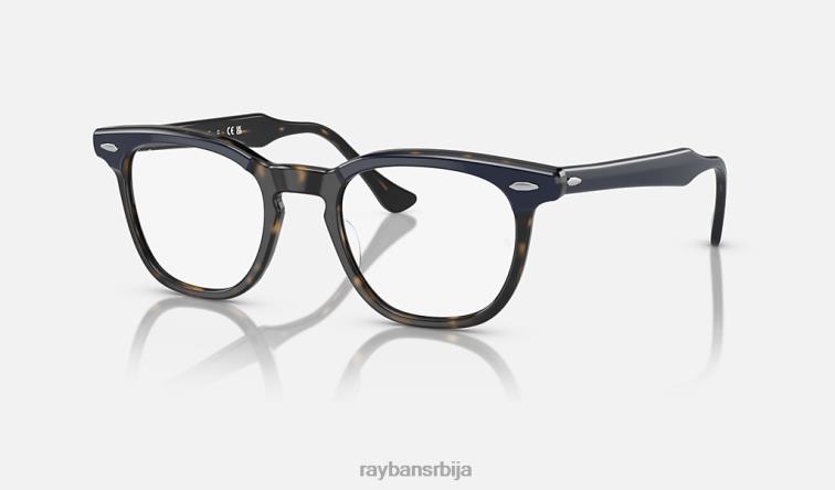Ray-Ban оптика соколовог ока P0HP1615 наочаре углачано плаво на Хавани мушкарци