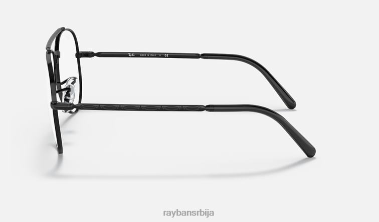 Ray-Ban нова авијатичарска оптика P0HP1617 наочаре углачана црна мушкарци