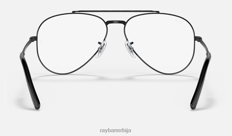 Ray-Ban нова авијатичарска оптика P0HP1617 наочаре углачана црна мушкарци
