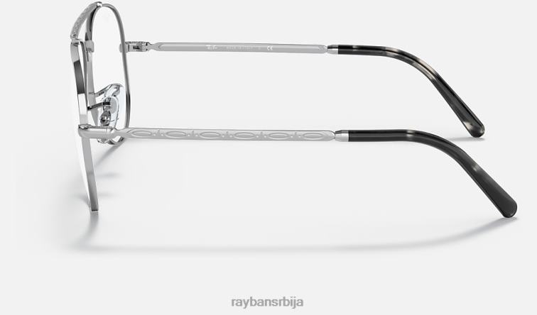 Ray-Ban нова авијатичарска оптика P0HP1620 наочаре углачано сребро мушкарци