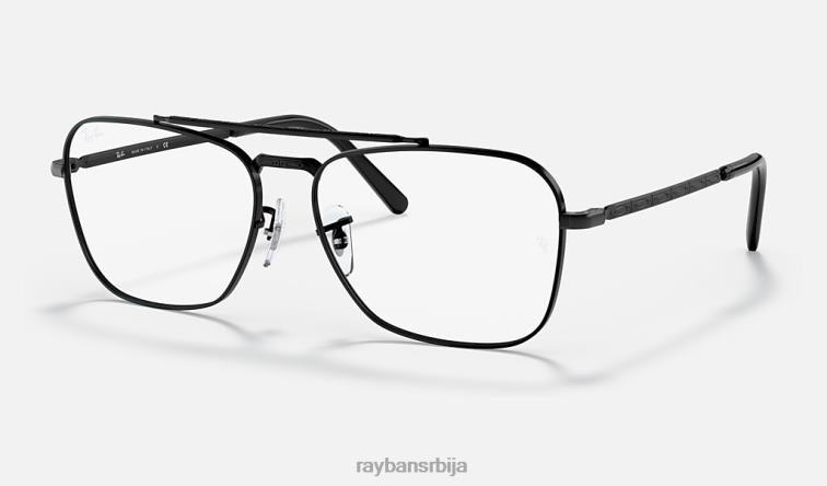 Ray-Ban нова караванска оптика P0HP1635 наочаре углачана црна мушкарци