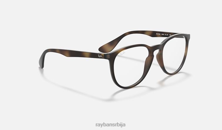 Ray-Ban ерика оптицс P0HP1638 наочаре мат хавана мушкарци